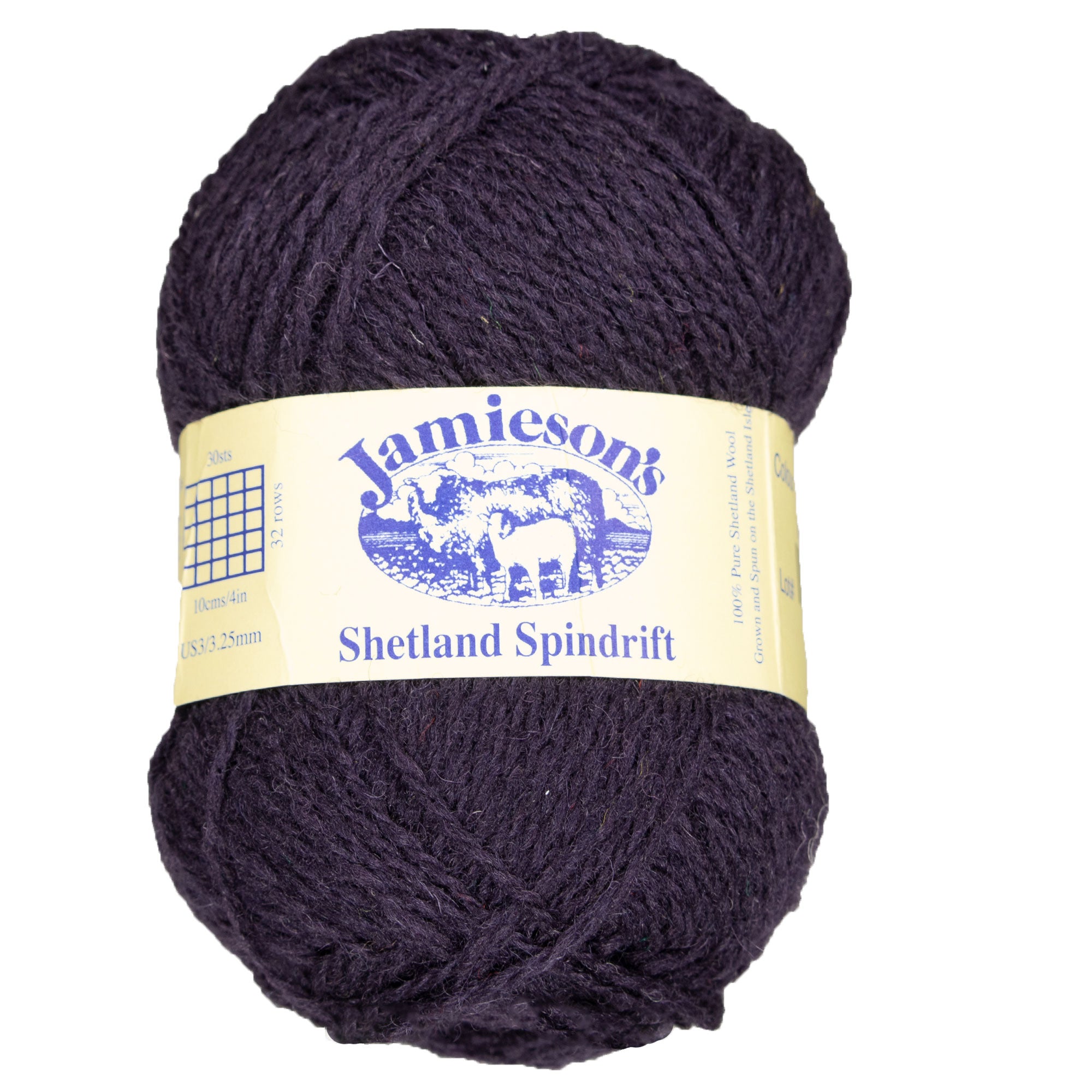 Jamieson's of Shetland Spindrift Yarn - 598 Mulberry - Zoom Image