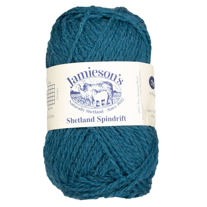 Jamieson's of Shetland Spindrift Yarn - 258 Peacock - Zoom Image