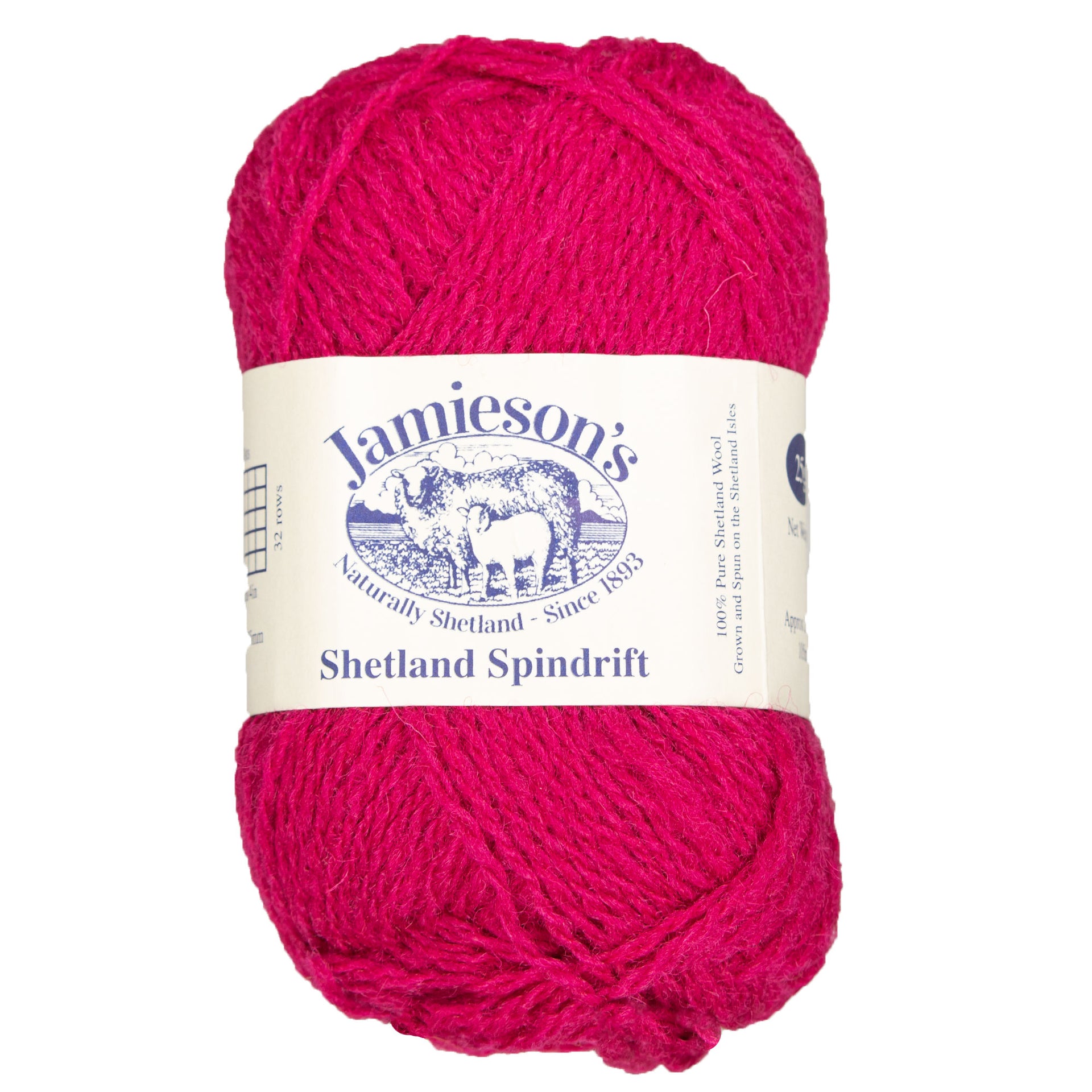 Jamieson's of Shetland Spindrift Yarn - 585 Plum - Zoom Image
