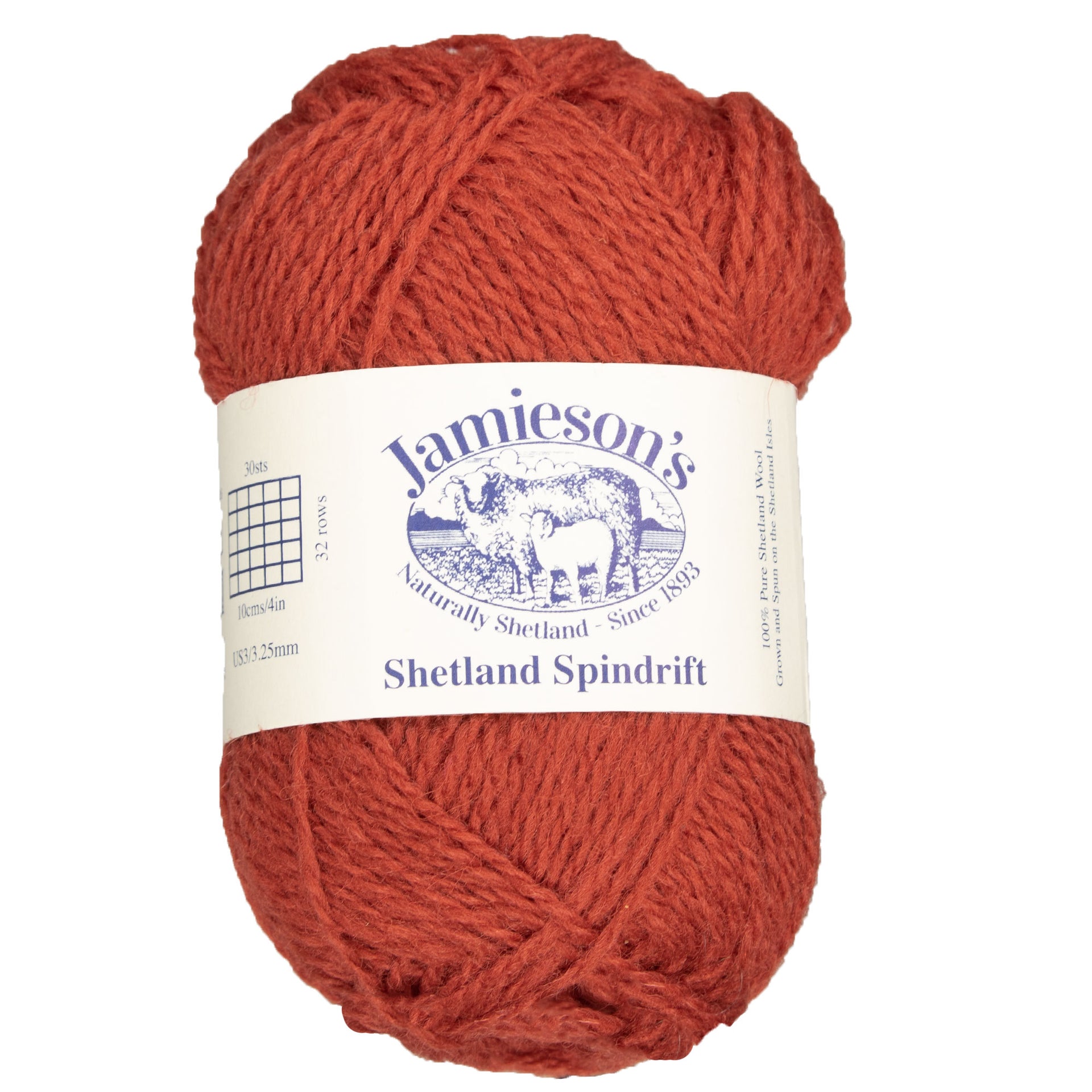 Jamieson's of Shetland Spindrift Yarn - 524 Poppy - Zoom Image
