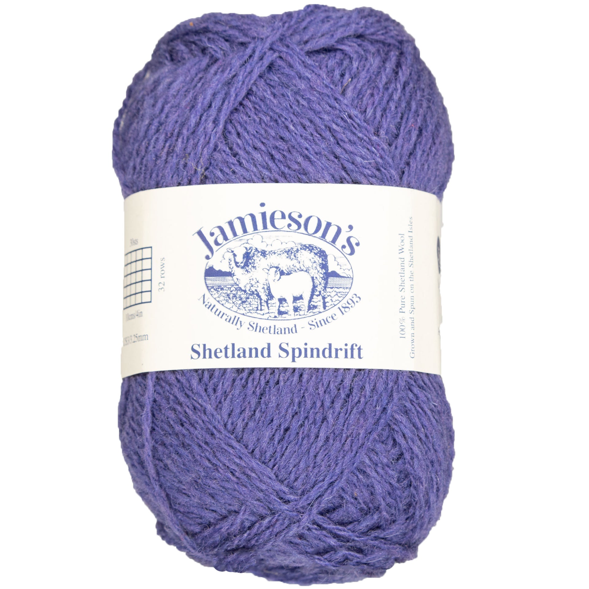 Jamieson's of Shetland Spindrift Yarn - 610 Purple - Zoom Image

