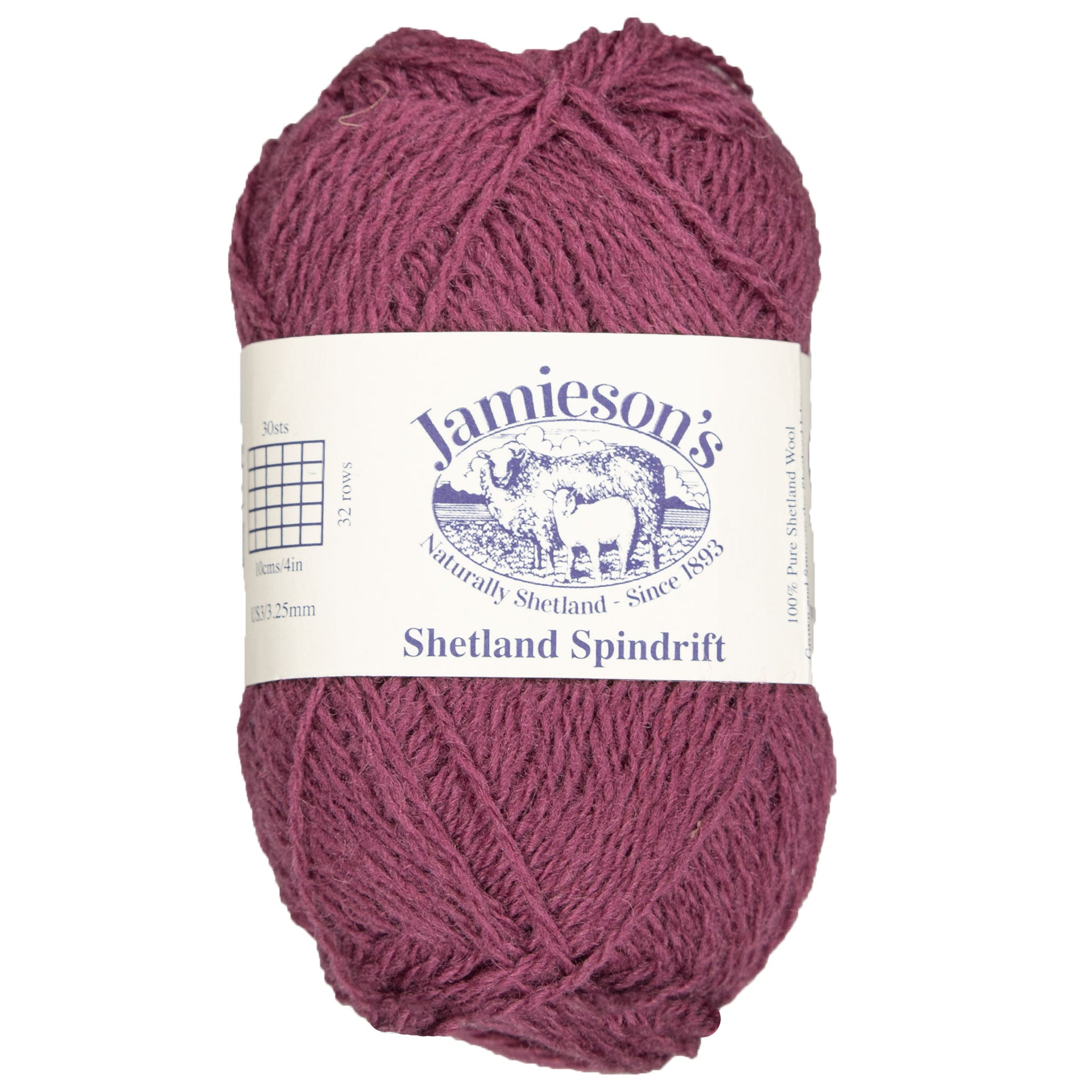 Jamieson's of Shetland Spindrift Yarn - 563 Rouge - Zoom Image
