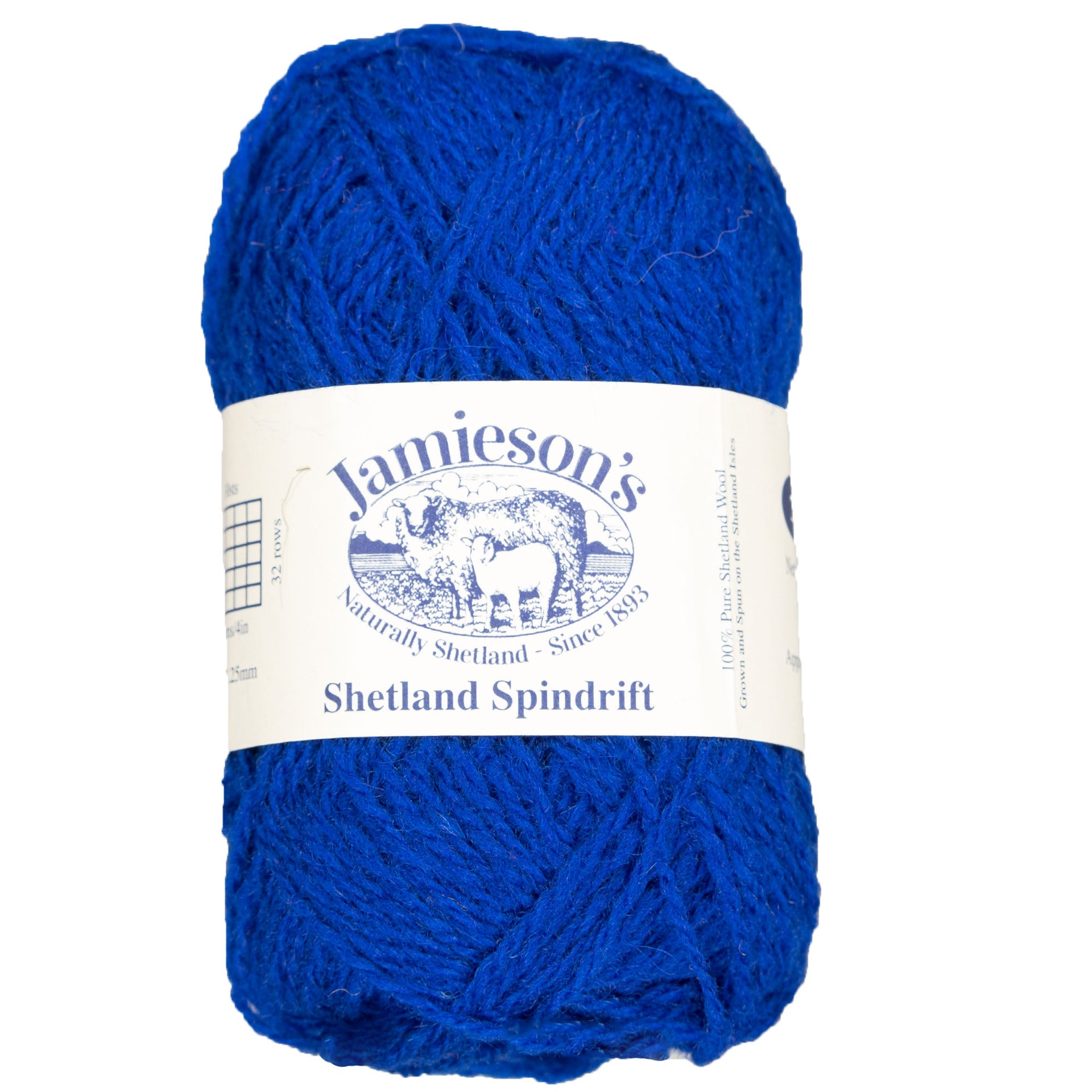 Jamieson's of Shetland Spindrift Yarn - 700 Royal - Zoom Image
