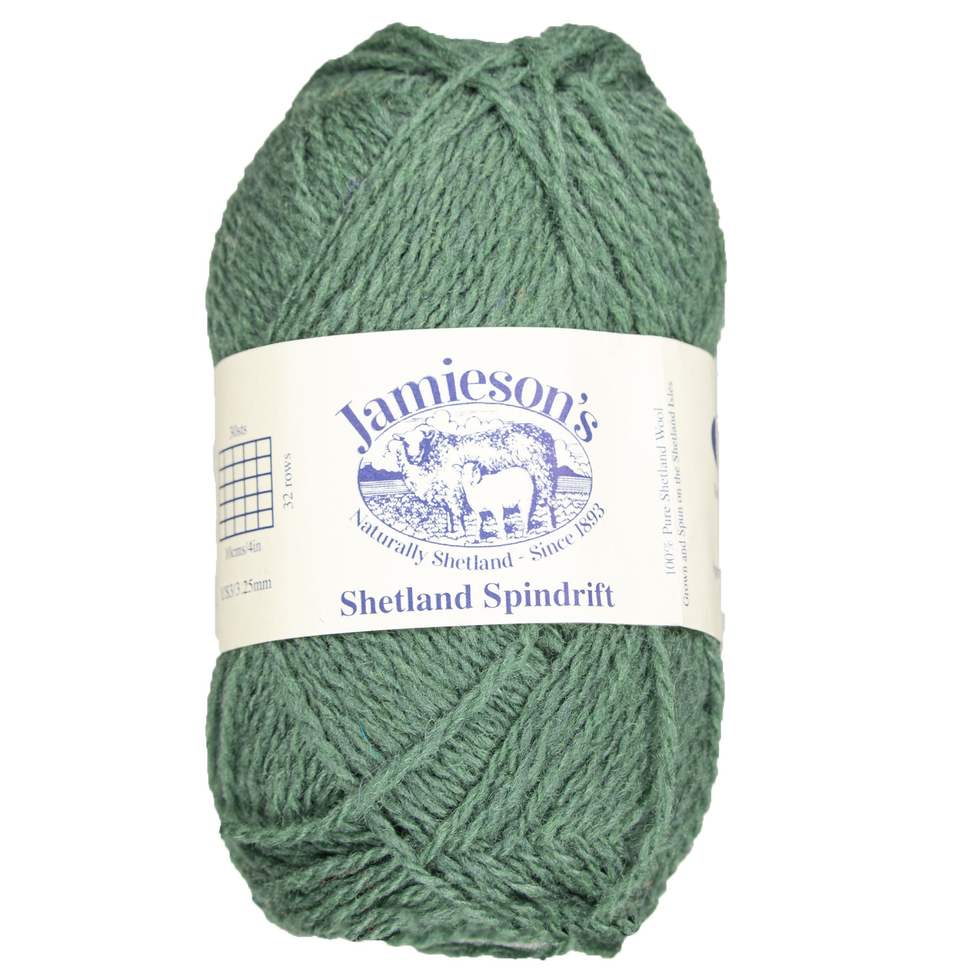 Jamieson's of Shetland Spindrift Yarn - 766 Sage - Zoom Image
