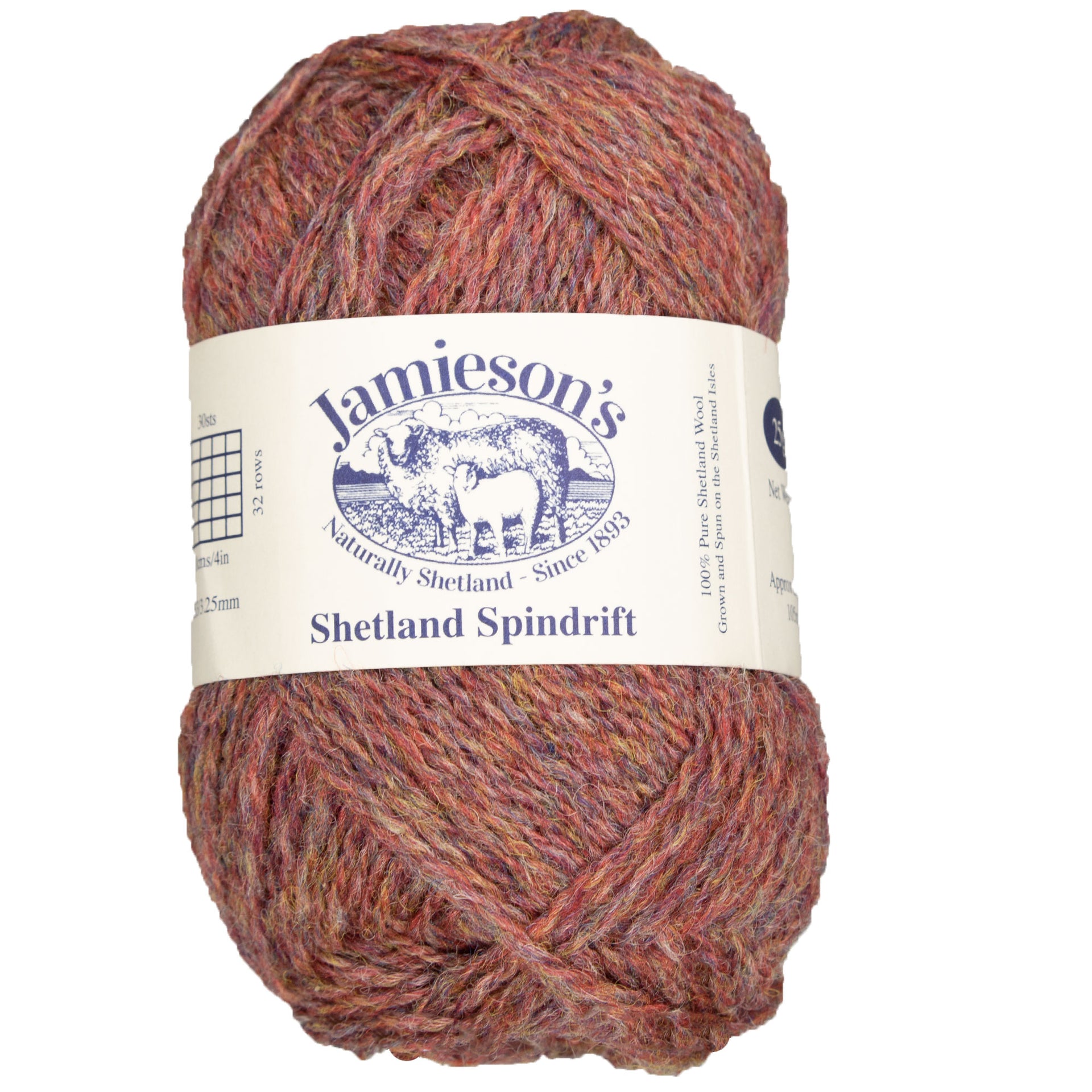 Jamieson's of Shetland Spindrift Yarn - 186 Sunset - Zoom Image
