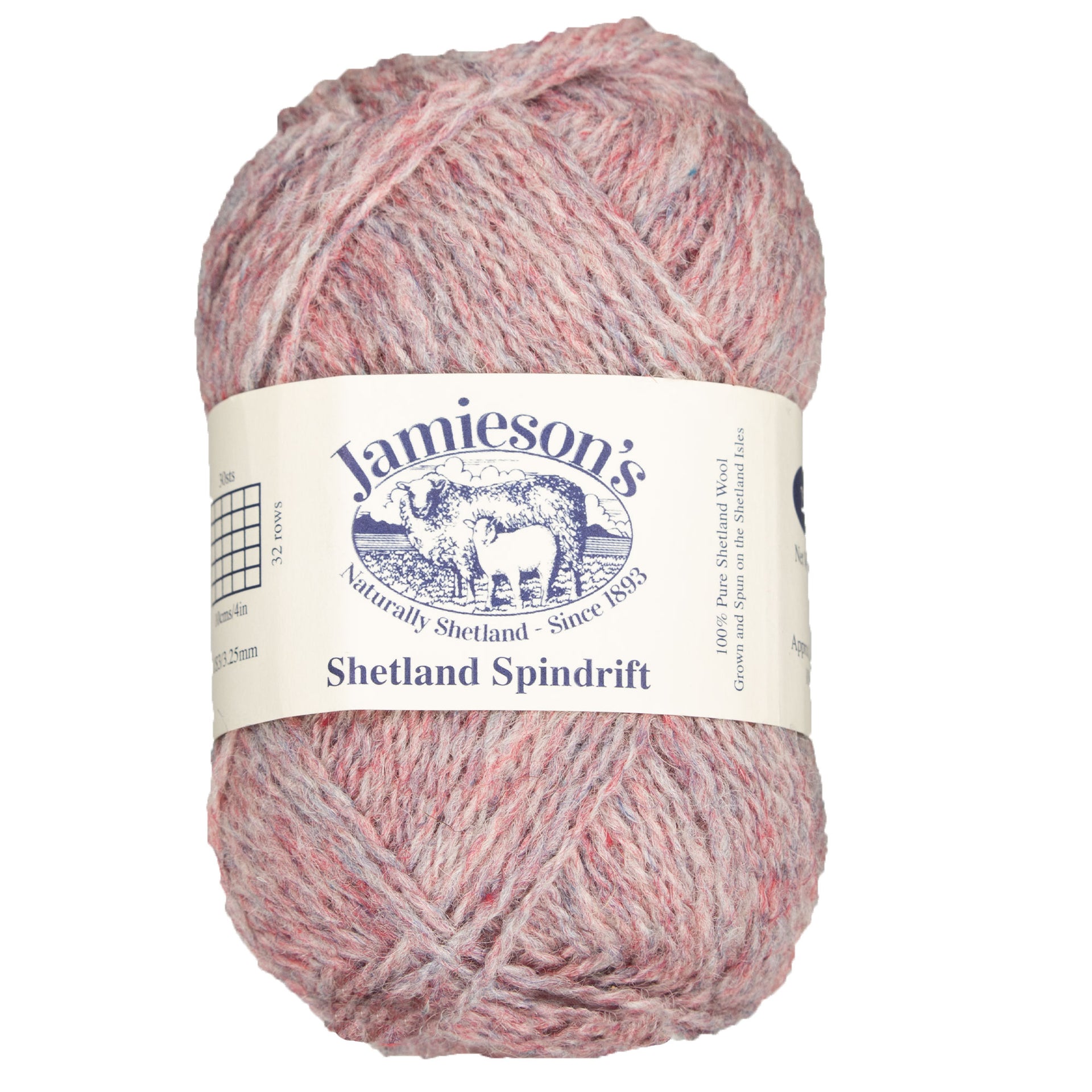 Jamieson's of Shetland Spindrift Yarn - 153 Wild Violet - Zoom Image
