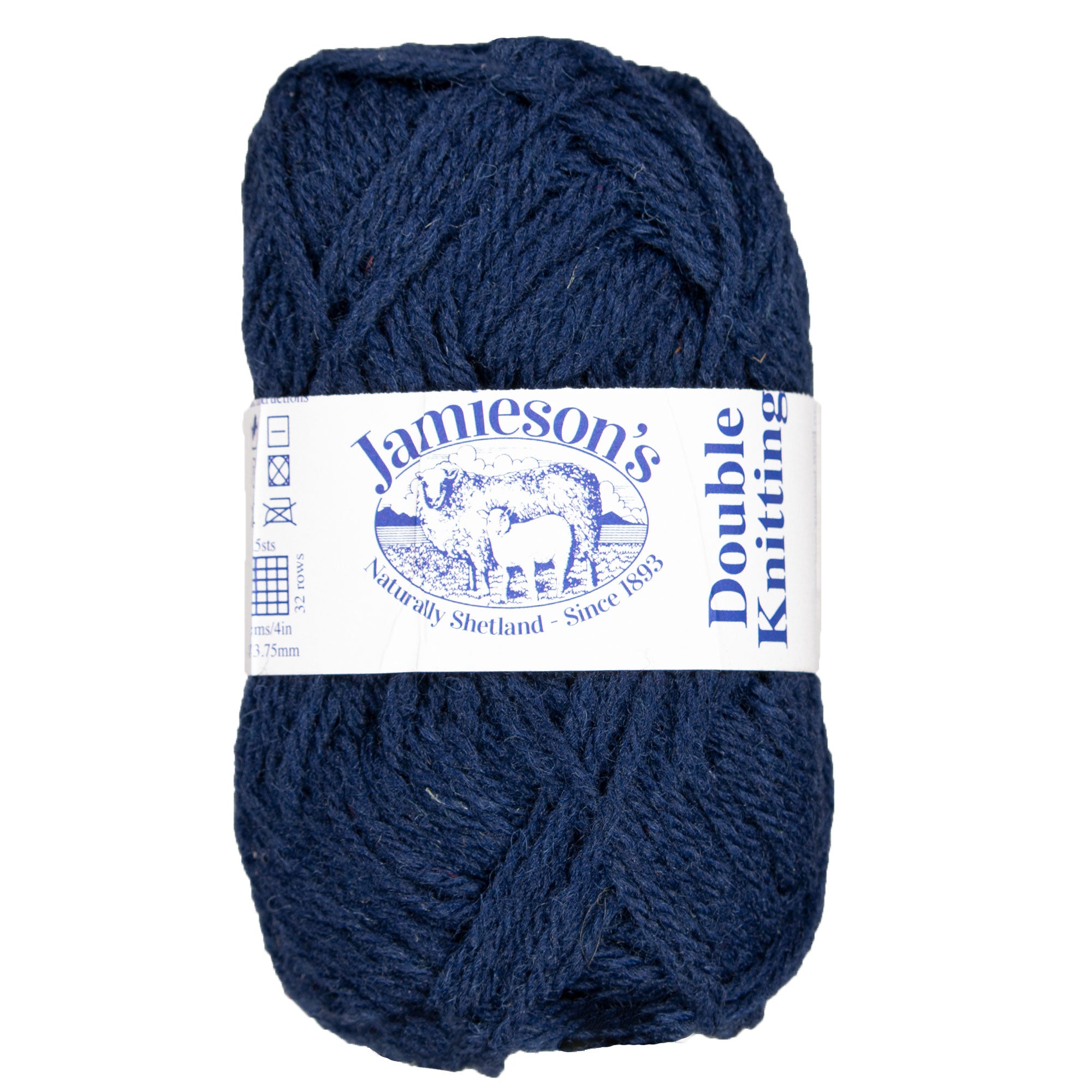 Jamieson's of Shetland Double Knitting Yarn - 727 Admiral Navy - Zoom Image
