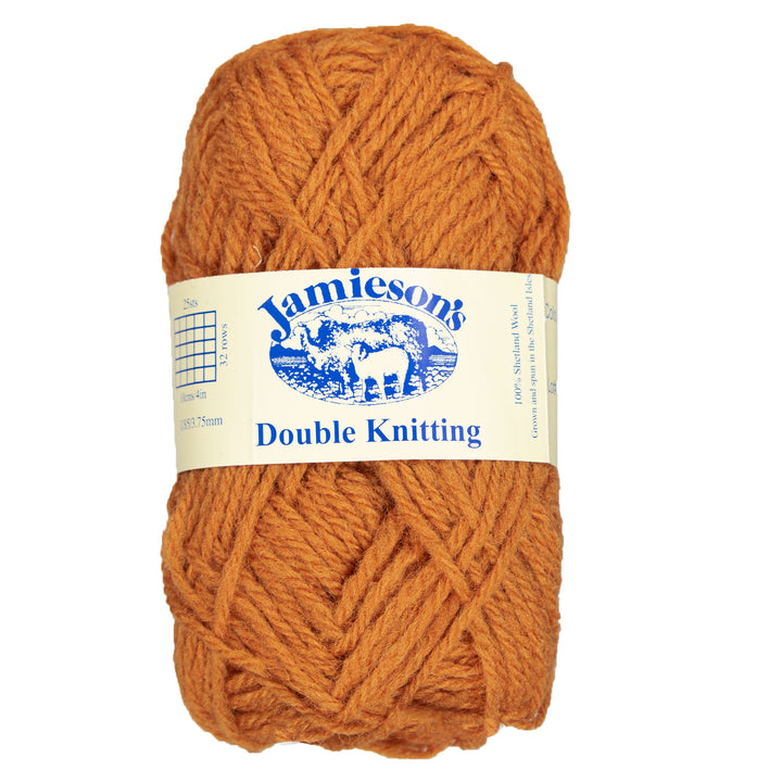 Jamieson's of Shetland Double Knitting Yarn - 478 Amber - Zoom Image