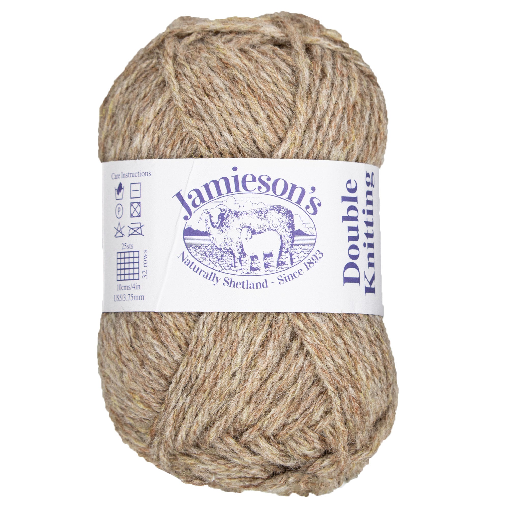 Jamieson's of Shetland Double Knitting Yarn - 141 Camel - Zoom Image