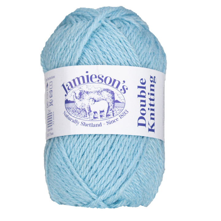 Jamieson's of Shetland Double Knitting Yarn - 655 China Blue - Zoom Image
