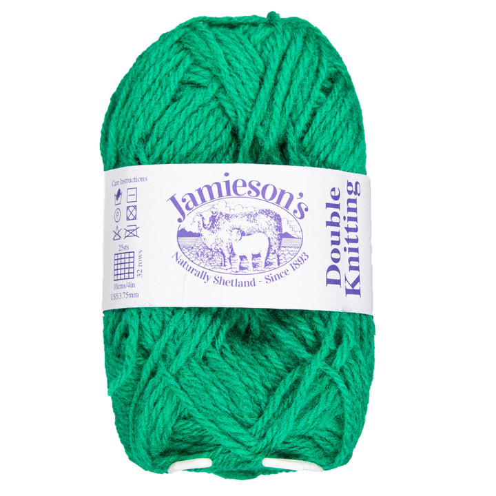 Jamieson's of Shetland Double Knitting Yarn - 792 Emerald - Zoom Image