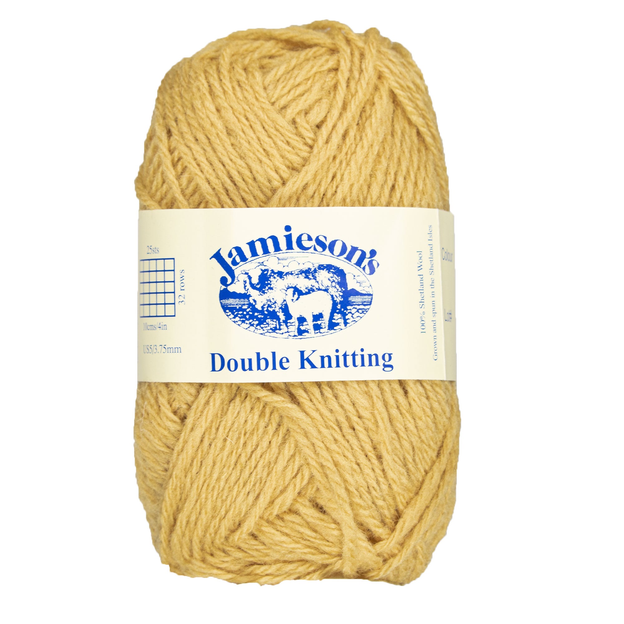 Jamieson's of Shetland Double Knitting Yarn - 375 Flax - Zoom Image