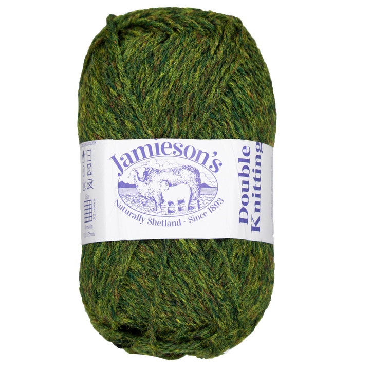 Jamieson's of Shetland Double Knitting Yarn - 147 Moss - Zoom Image