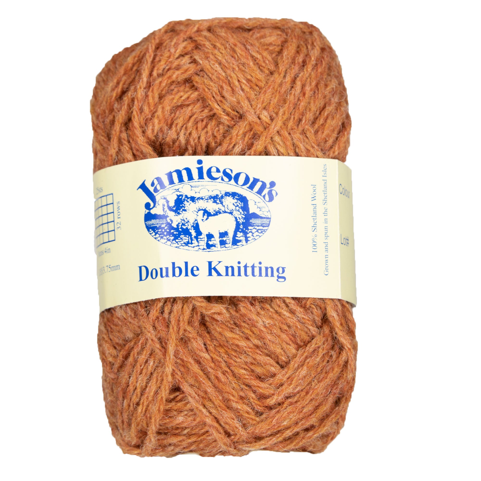 Jamieson's of Shetland Double Knitting Yarn - 1200 Nutmeg - Zoom Image