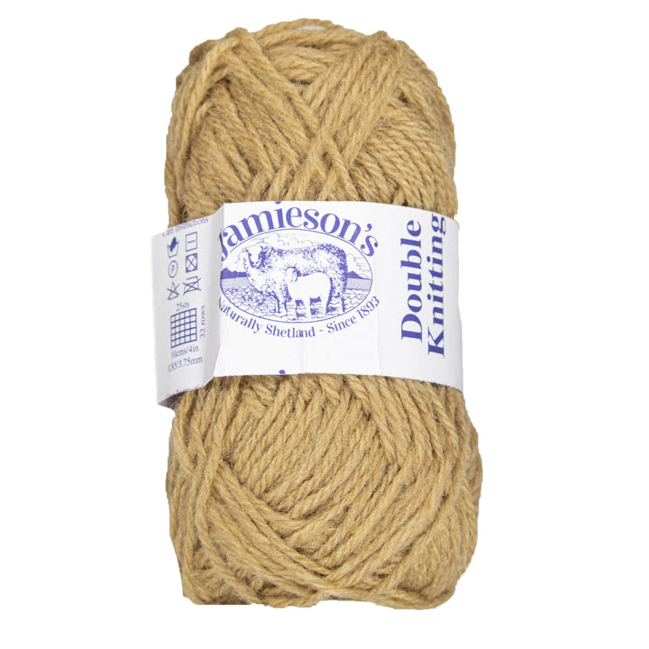 Jamieson's of Shetland Double Knitting Yarn - 337 Oatmeal - Zoom Image