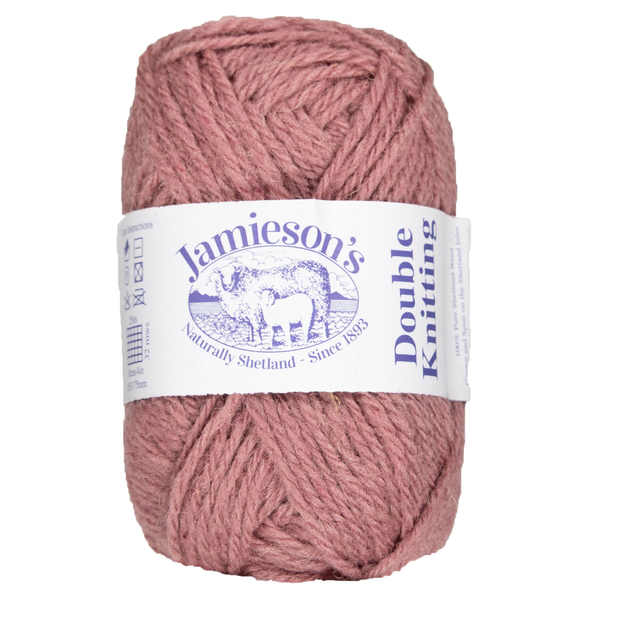 Jamieson's of Shetland Double Knitting Yarn - 556 Old Rose - Zoom Image
