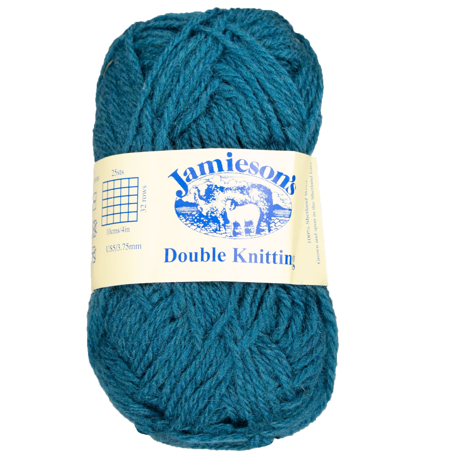 Jamieson's of Shetland Double Knitting Yarn - 258 Peacock - Zoom Image
