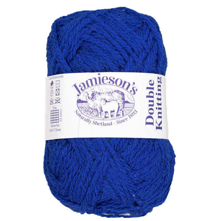 Jamieson's of Shetland Double Knitting Yarn - 700 Royal - Zoom Image