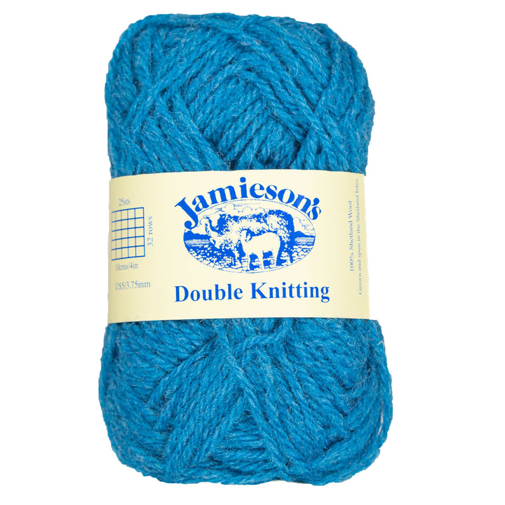 Jamieson's of Shetland Double Knitting Yarn - 676 Sapphire - Zoom Image