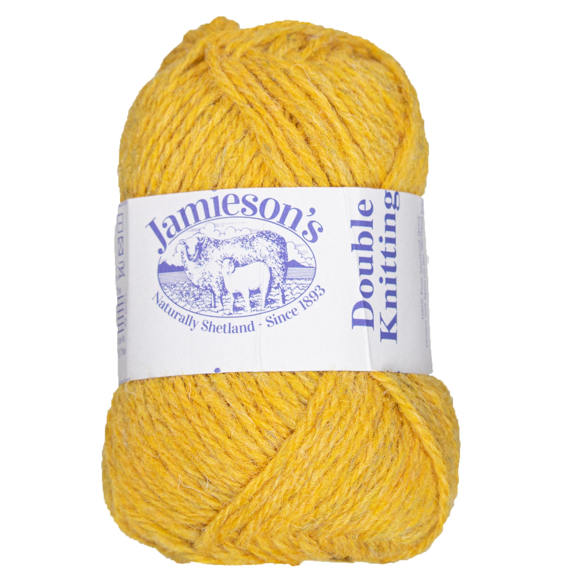 Jamieson's of Shetland Double Knitting Yarn - 1160 Scotch Broom - Zoom Image
