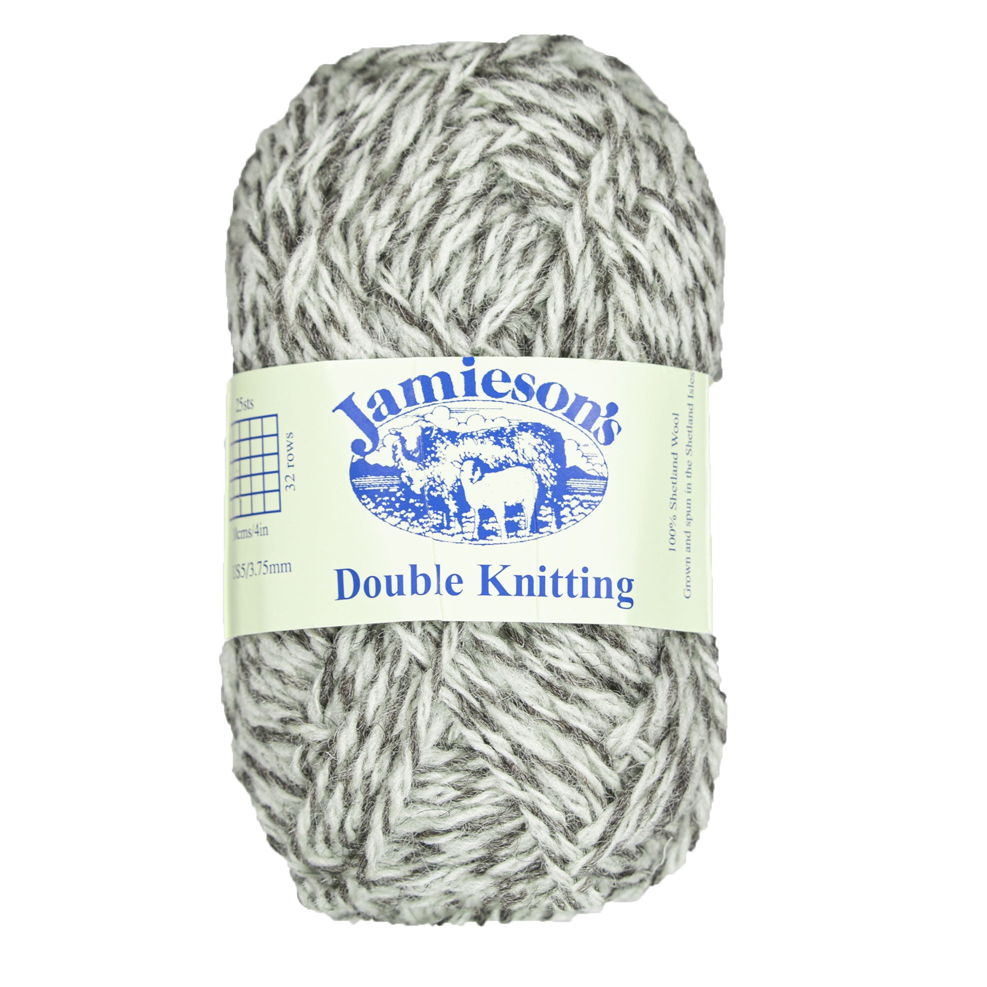 Jamieson's of Shetland Double Knitting Yarn - 112 Shaela/White - Zoom Image