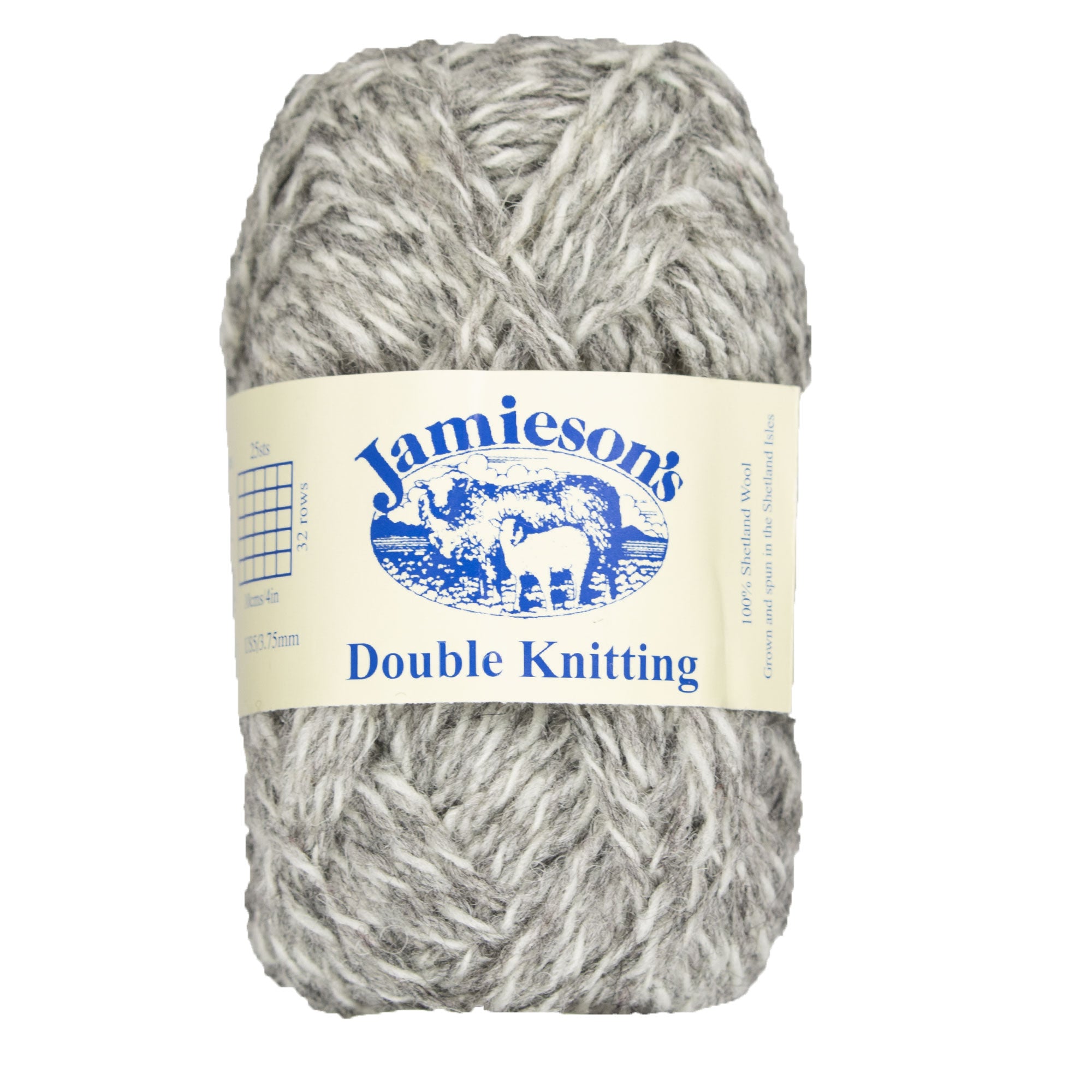 Jamieson's of Shetland Double Knitting Yarn - 113 Sholmit/White - Zoom Image