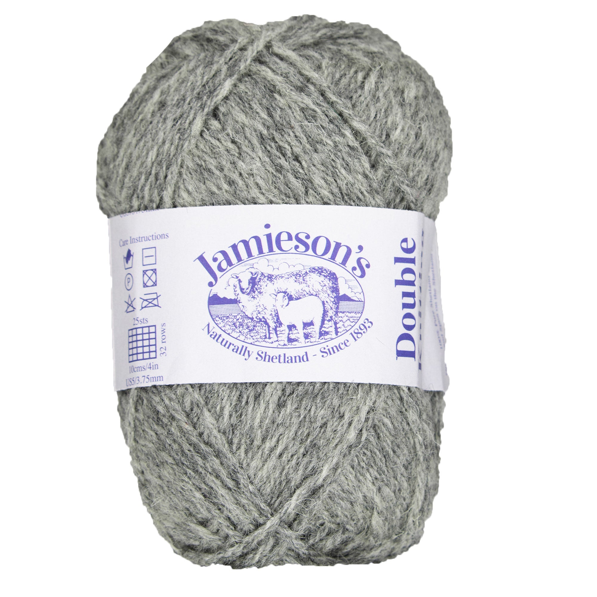 Jamieson's of Shetland Double Knitting Yarn - 320 Steel - Zoom Image