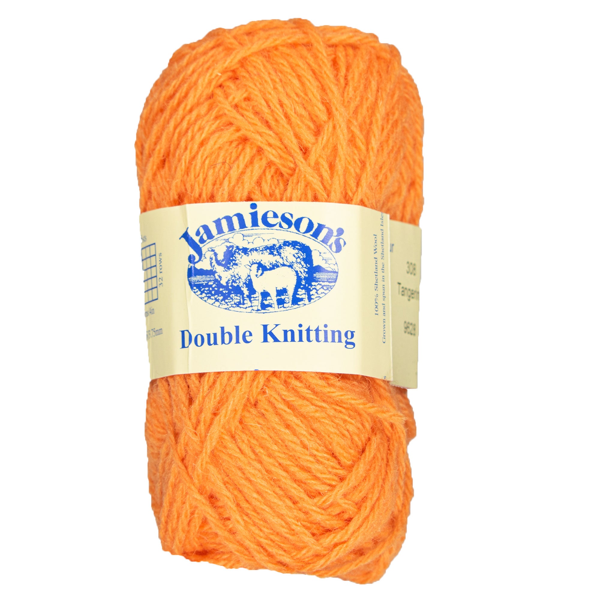 Jamieson's of Shetland Double Knitting Yarn - 308 Tangerine - Zoom Image