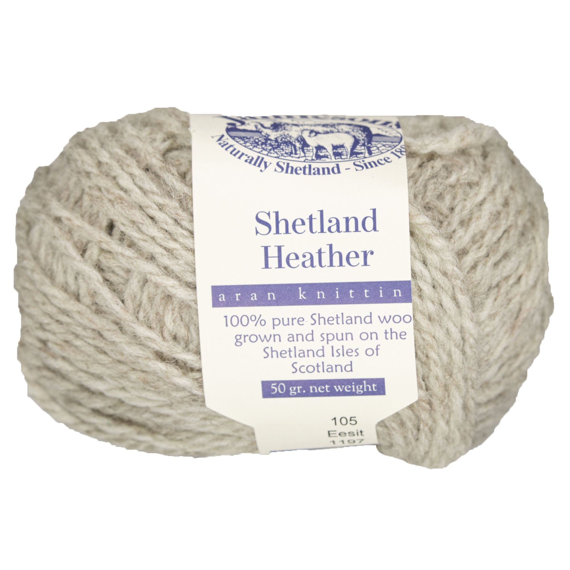 Jamieson's of Shetland Heather Aran Yarn - 105 Eesit - Zoom Image