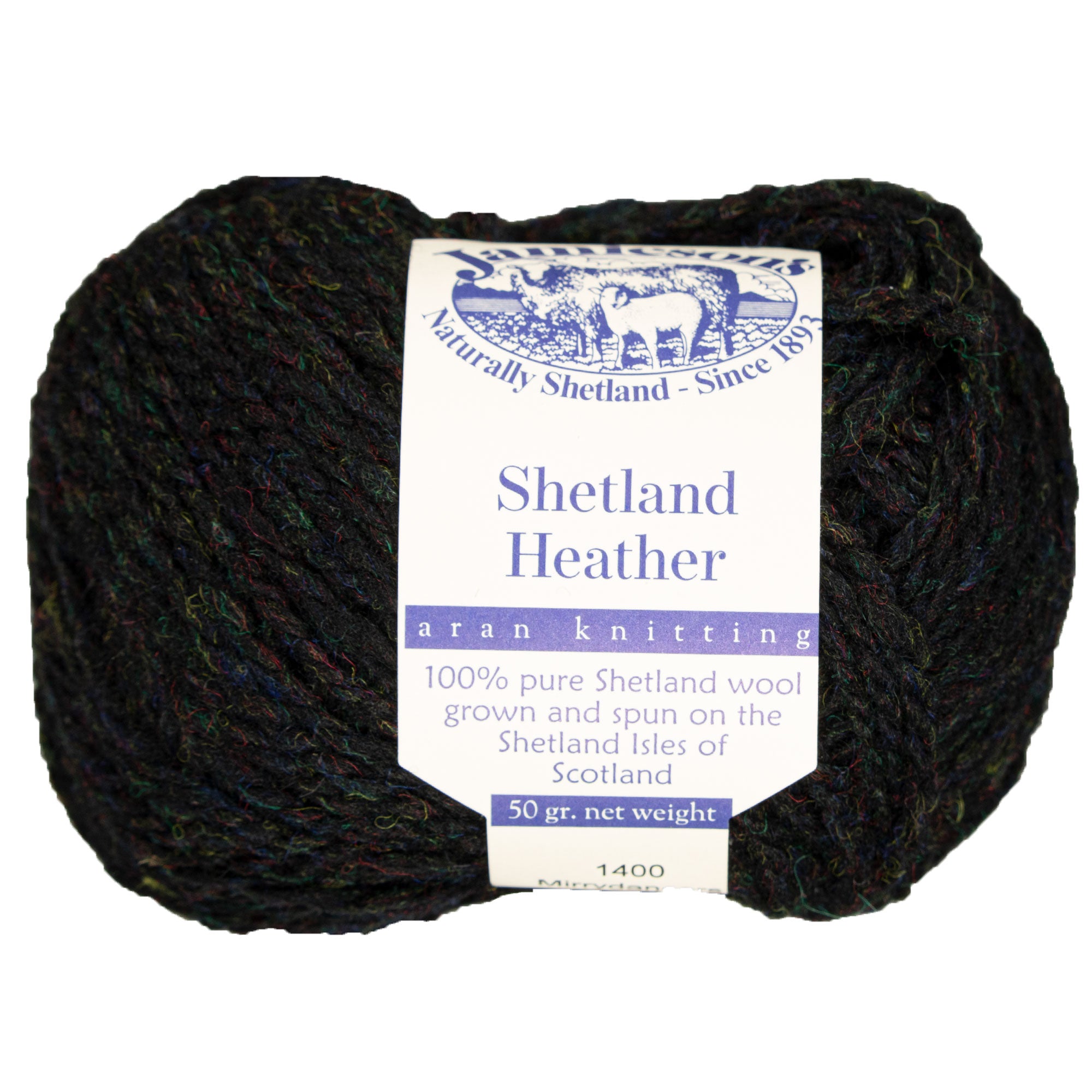 Jamieson's of Shetland Heather Aran Yarn - 1400 Mirrydancers - Zoom Image