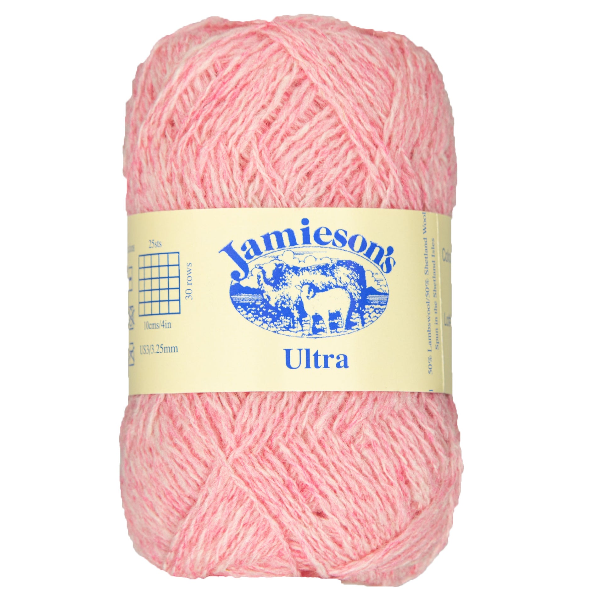 Jamieson's of Shetland Ultra Lace Weight Yarn - 553 Candyfloss - Zoom Image
