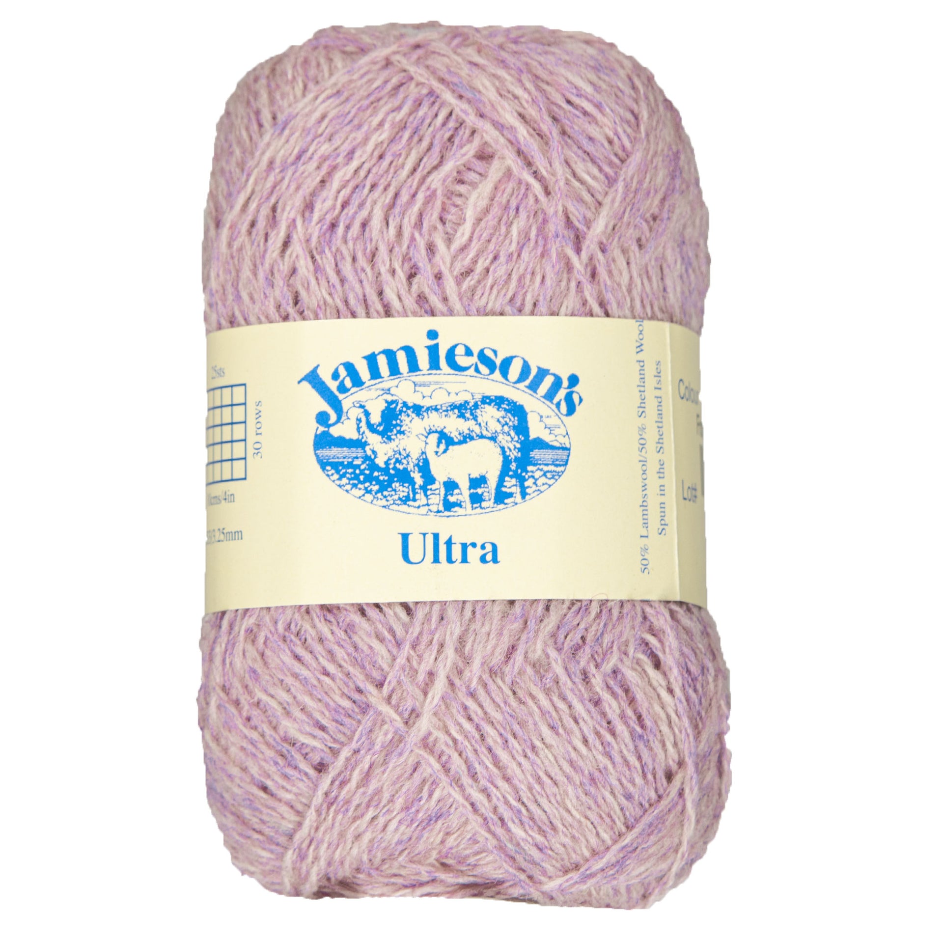 Jamieson's of Shetland Ultra Lace Weight Yarn - 565 Frosted Grape - Zoom Image
