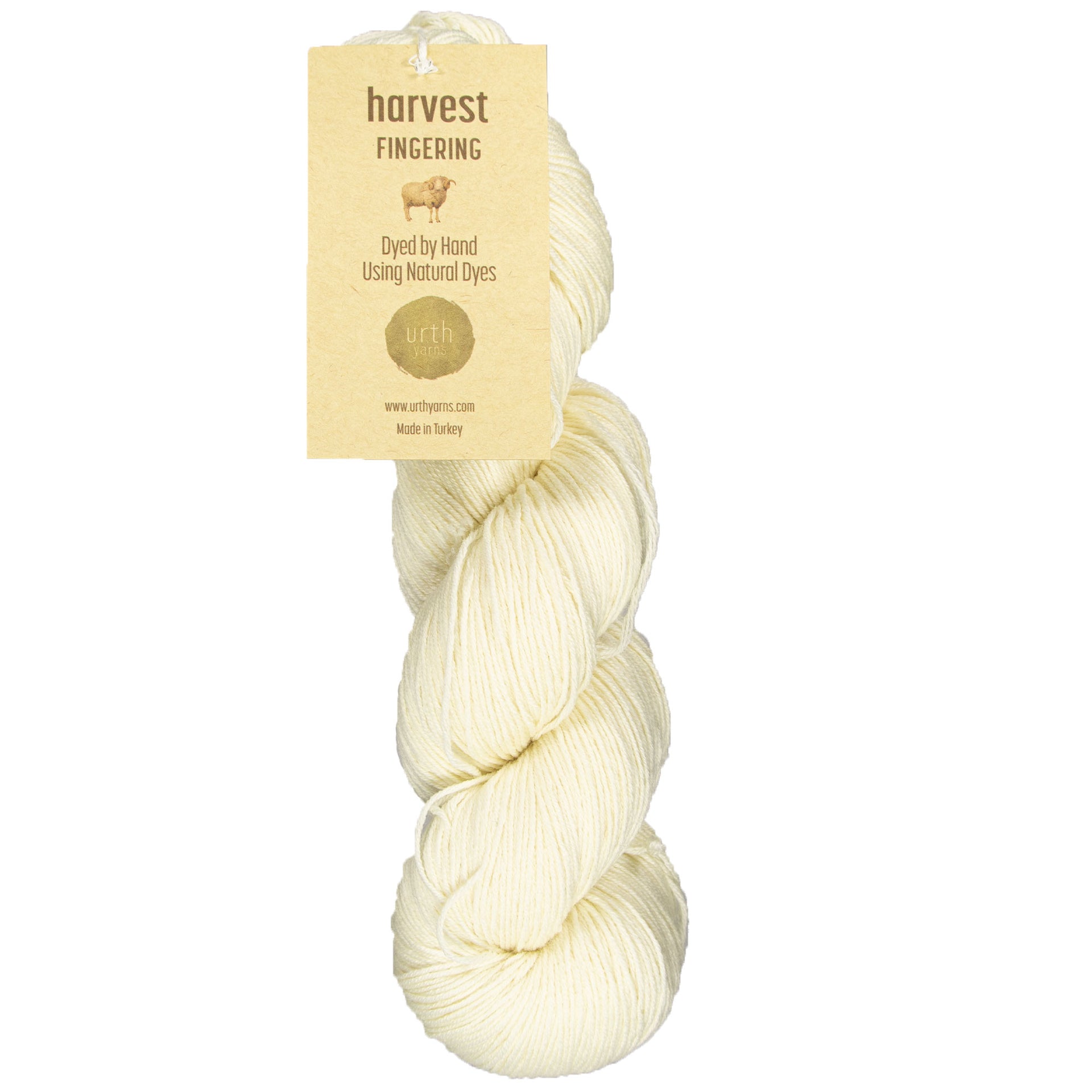 Urth Yarns Harvest Fingering Yarn - Ecru - Zoom Image

