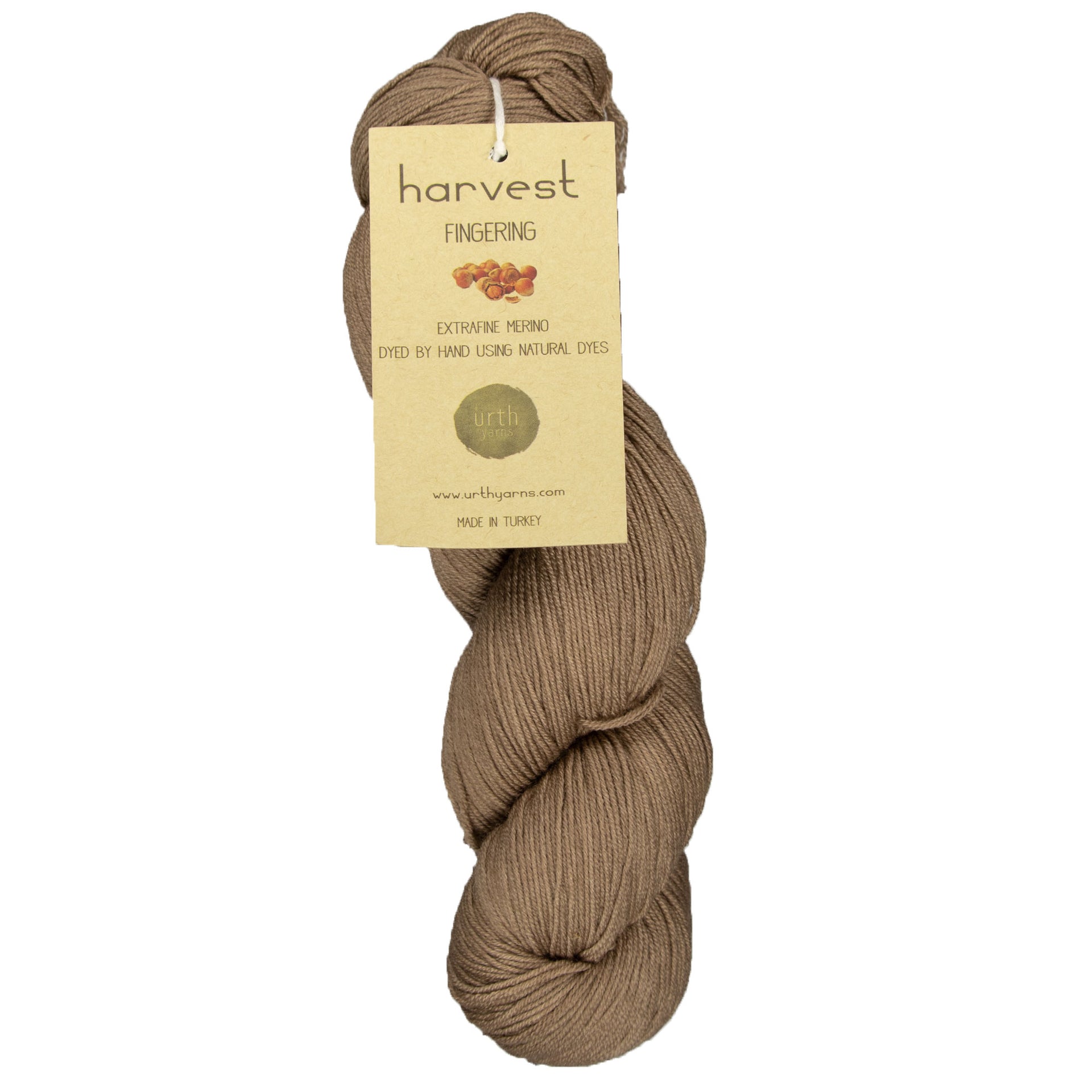 Urth Yarns Harvest Fingering Yarn - Hazelnut - Zoom Image
