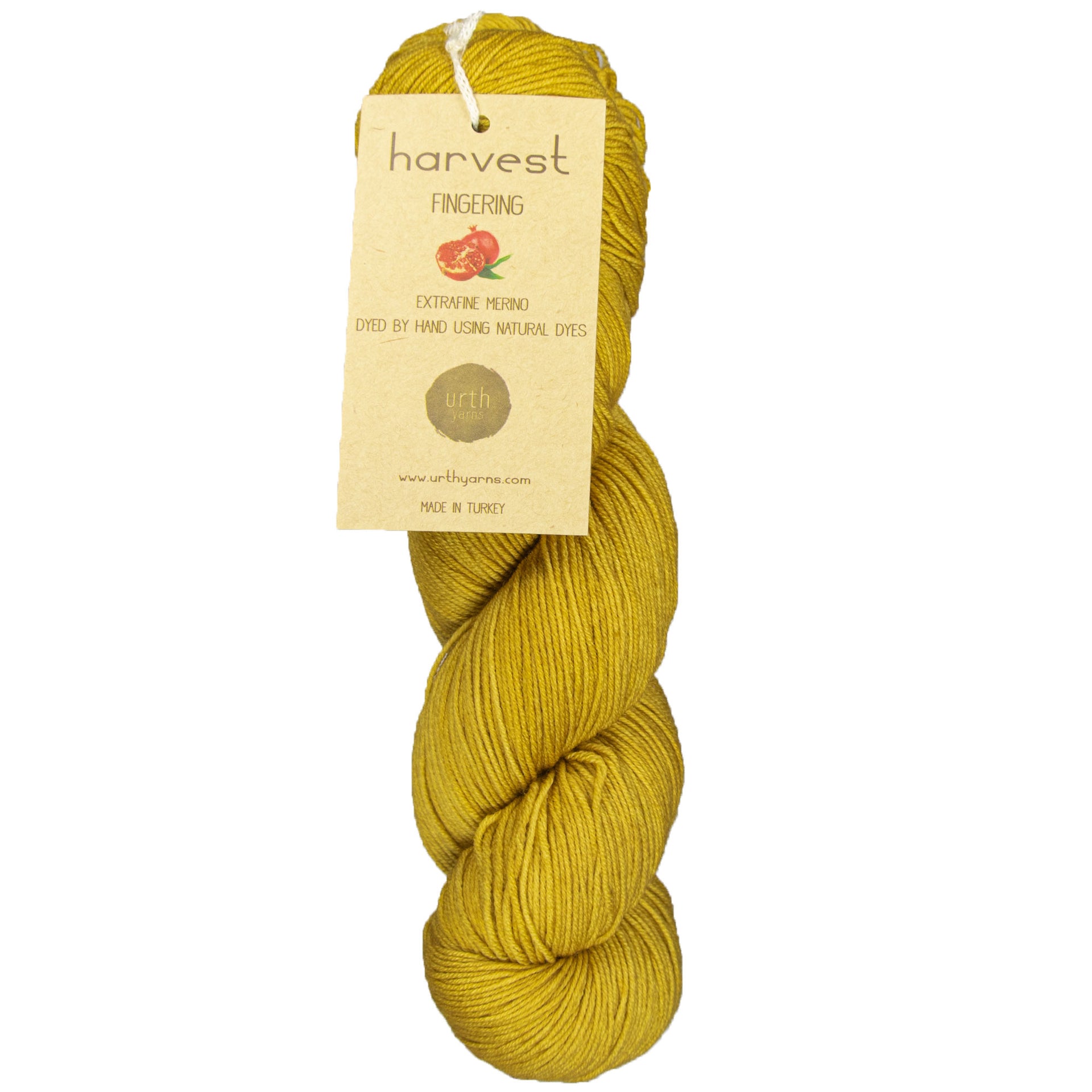 Urth Yarns Harvest Fingering Yarn - Pomegranate - Zoom Image
