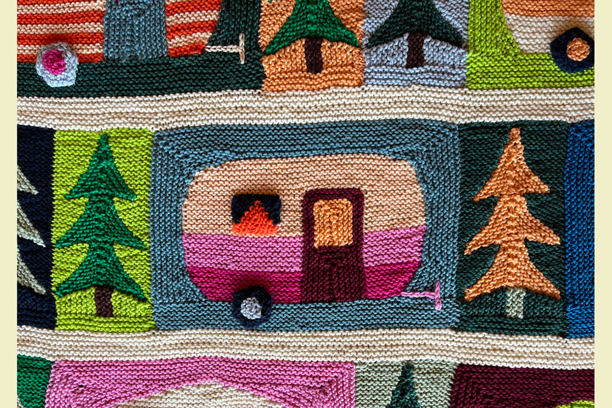 Margaret H Holzmann Patterns - Camp Along Blanket - PDF Download - Extra Image