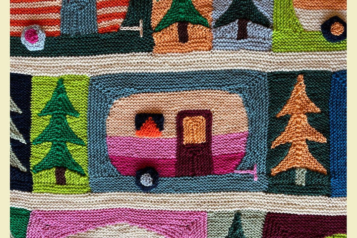 Margaret H Holzmann Patterns - Camp Along Blanket - PDF Download - Extra Image