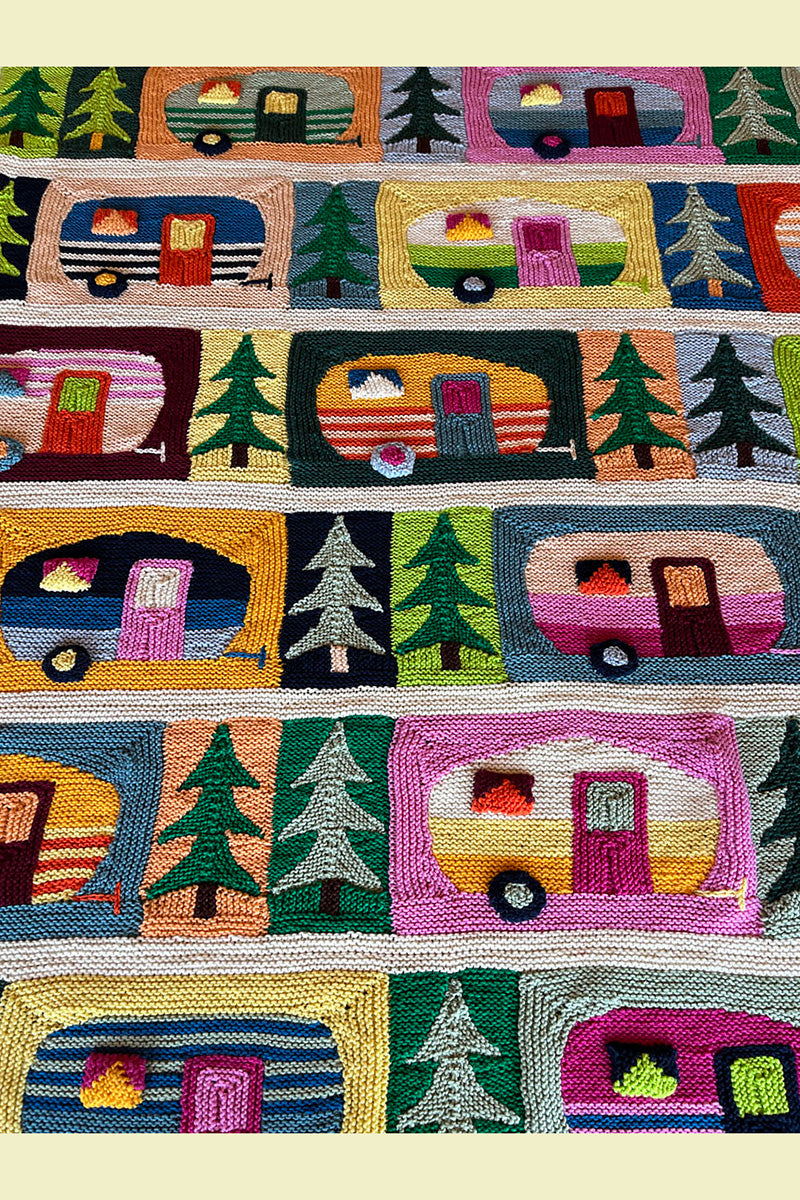 Margaret H Holzmann Patterns - Camp Along Blanket - PDF Download - Extra Image
