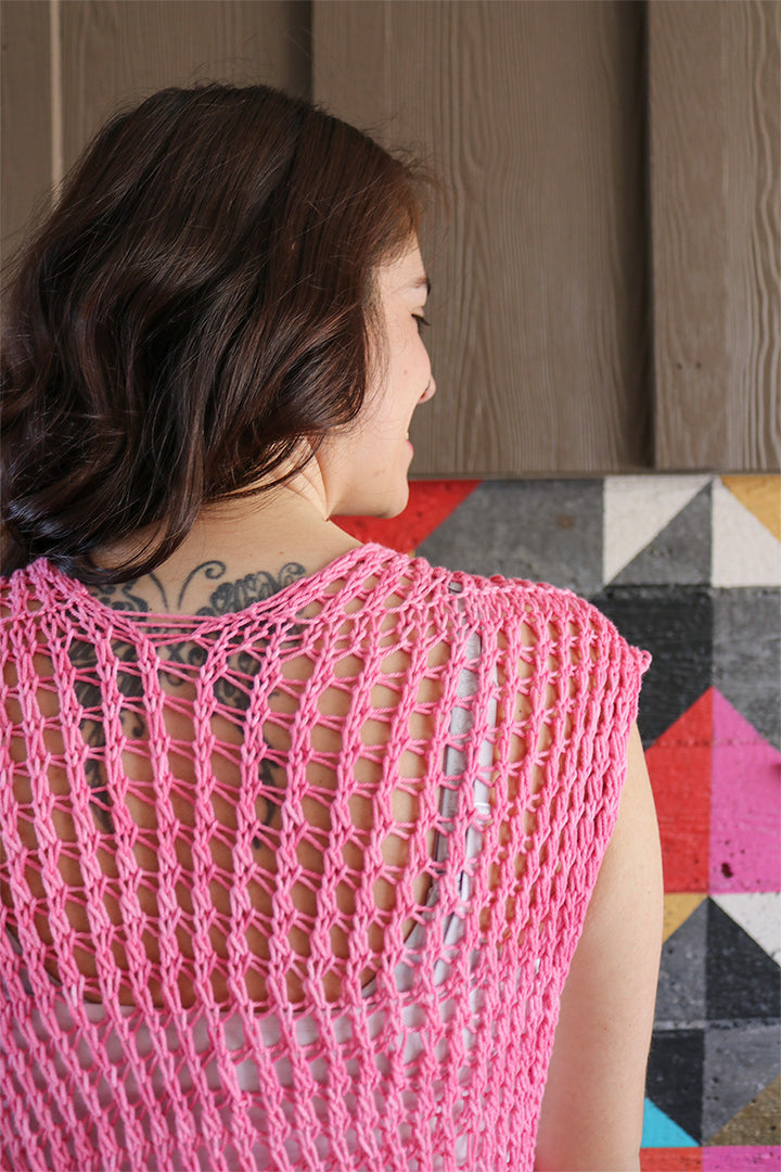 Chantal Miyagishima Patterns - Lakeside Beach Wrap - PDF Download - Extra Image