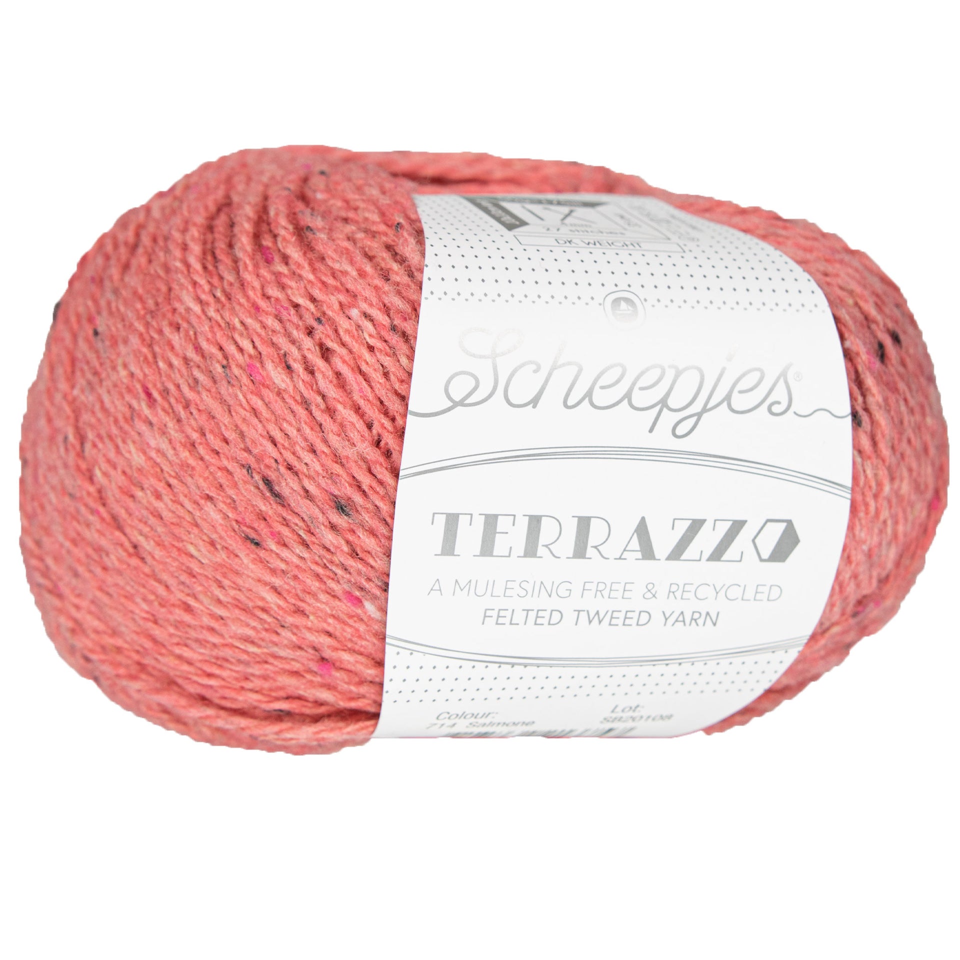 Scheepjes Terrazzo Yarn - 714 Salmone - Zoom Image
