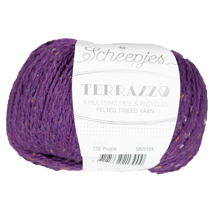 Scheepjes Terrazzo Yarn - 729 Prugna - Zoom Image