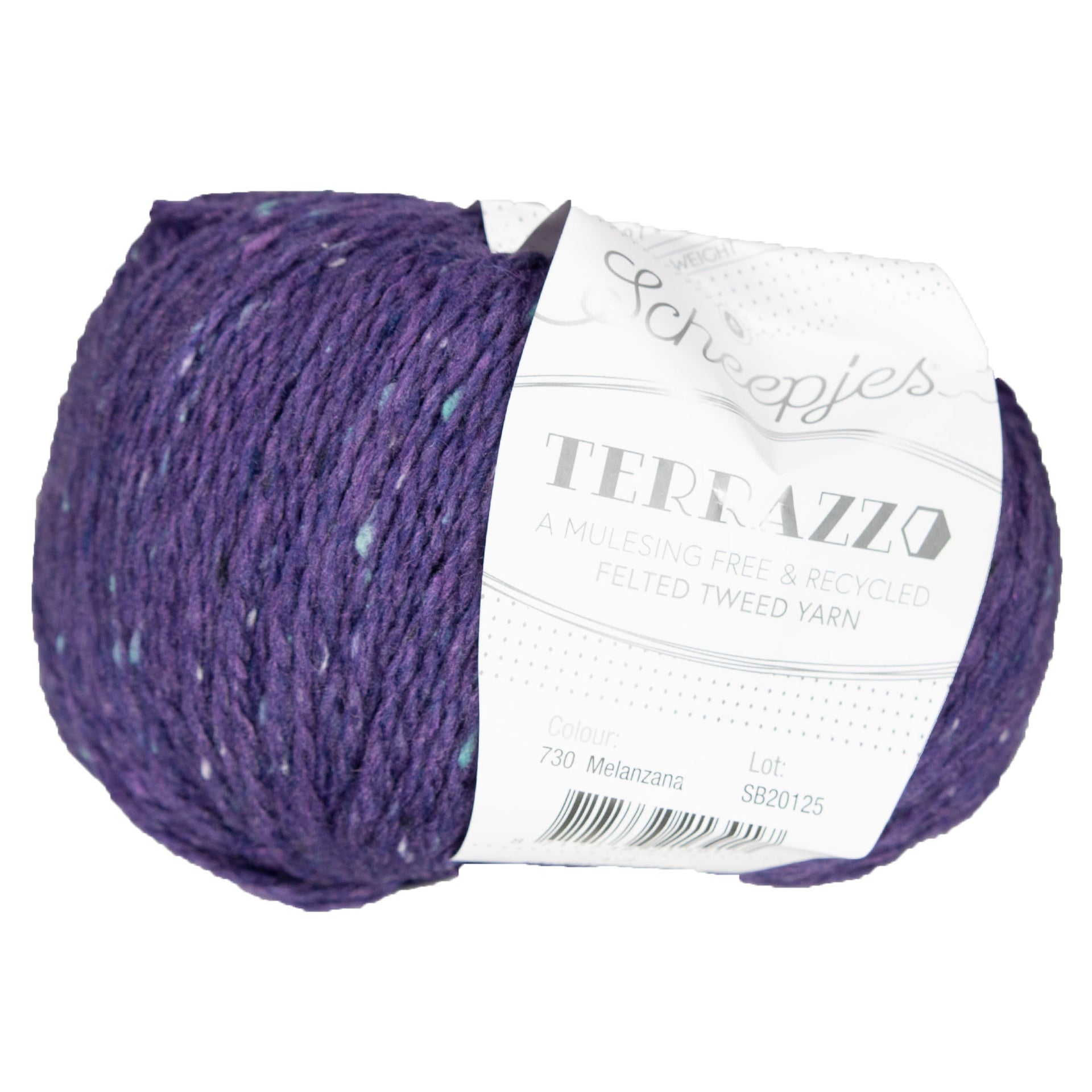 Scheepjes Terrazzo Yarn - 730 Melanzana - Zoom Image
