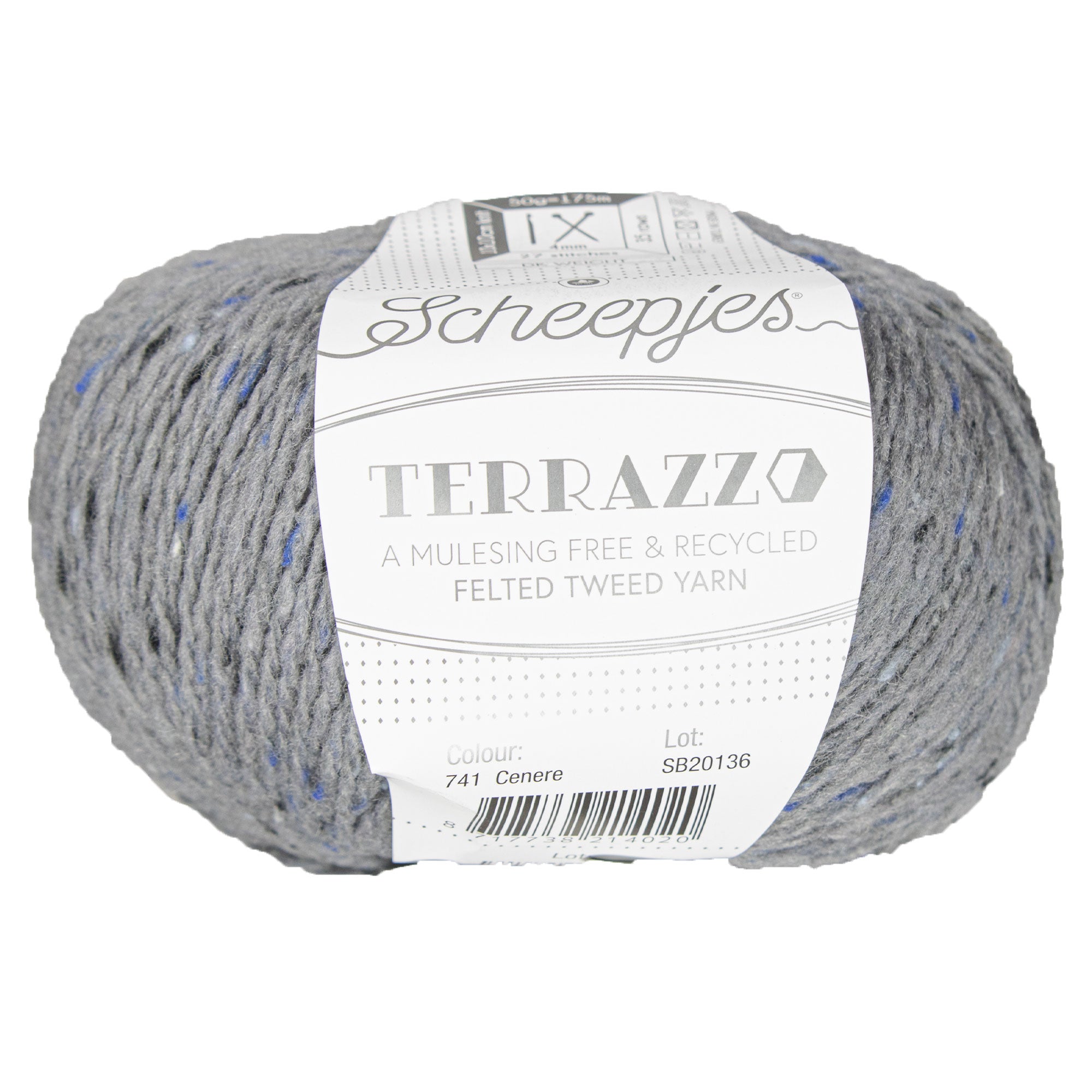 Scheepjes Terrazzo Yarn - 741 Cenere - Zoom Image