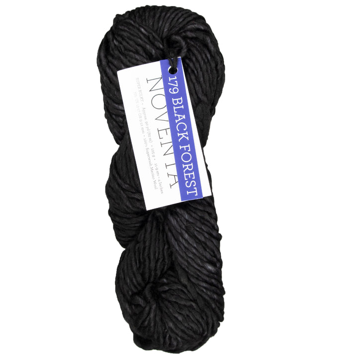 Malabrigo Noventa Yarn - 179 Black Forest - Zoom Image