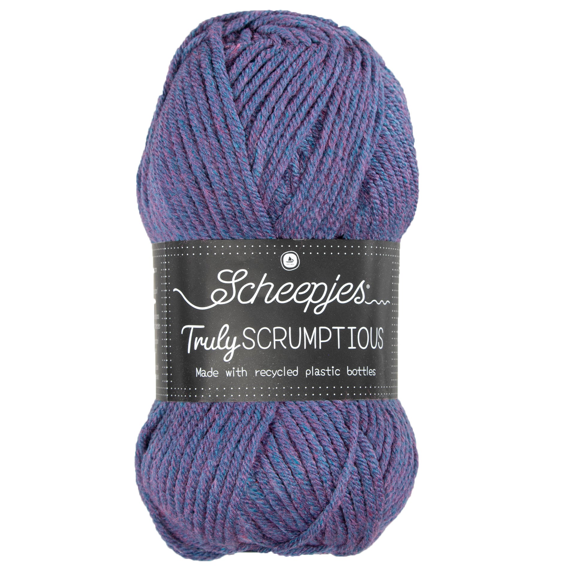 Scheepjes Truly Scrumptious Yarn - 351 Blackberry Plum Galette - Zoom Image

