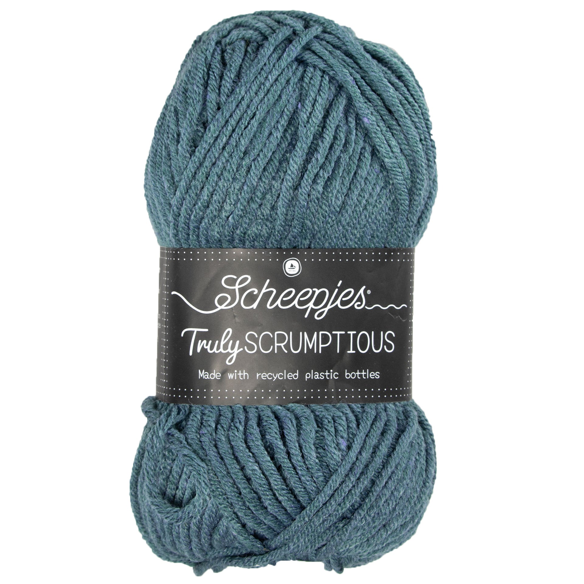 Scheepjes Truly Scrumptious Yarn - 346 Blue Cornmeal Muffins - Zoom Image

