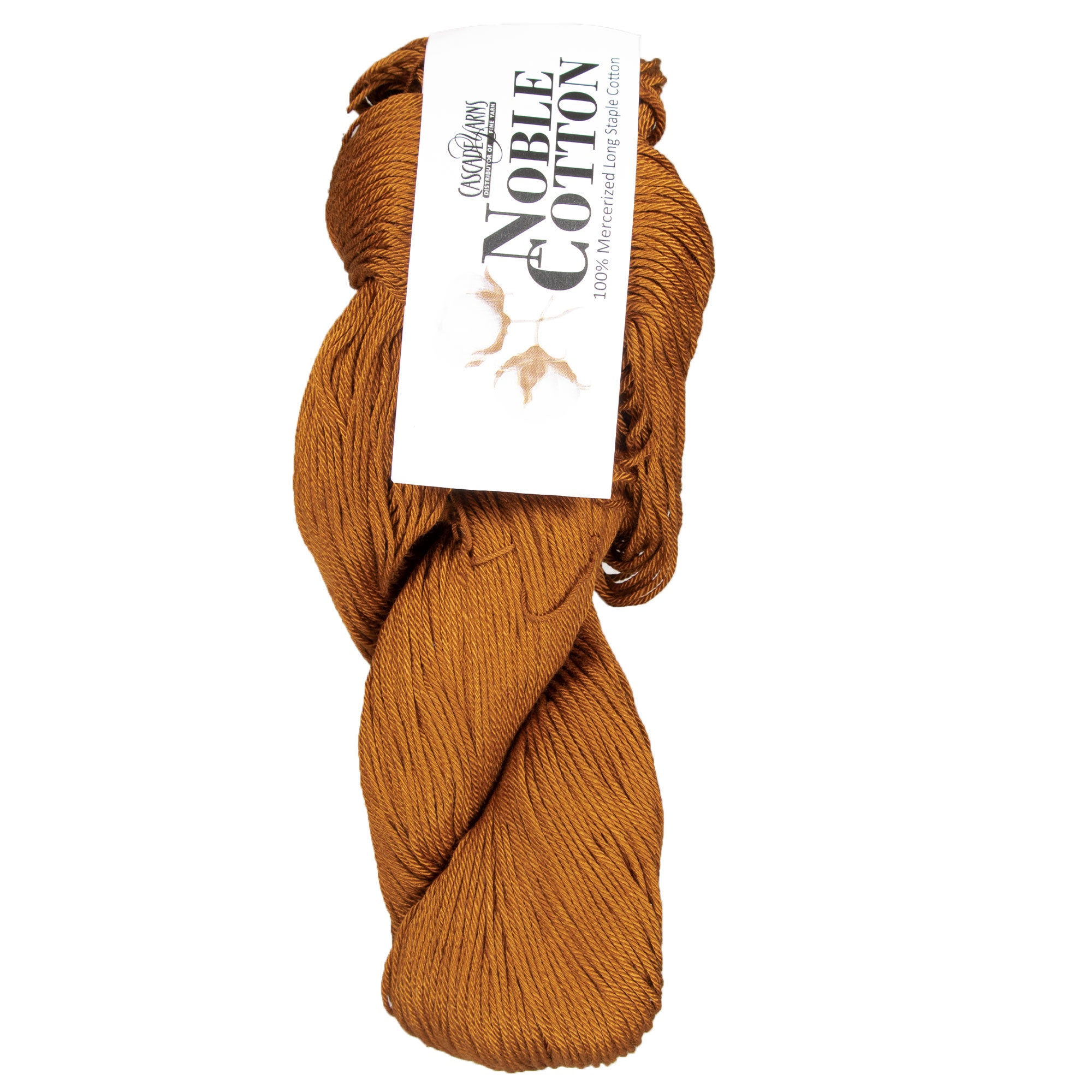 Cascade Yarns Noble Cotton Yarn - 12 Dark Caramel - Zoom Image