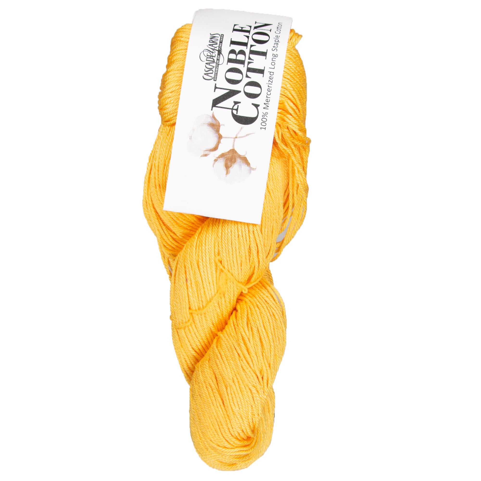 Cascade Yarns Noble Cotton Yarn - 31 Golden Yellow - Zoom Image