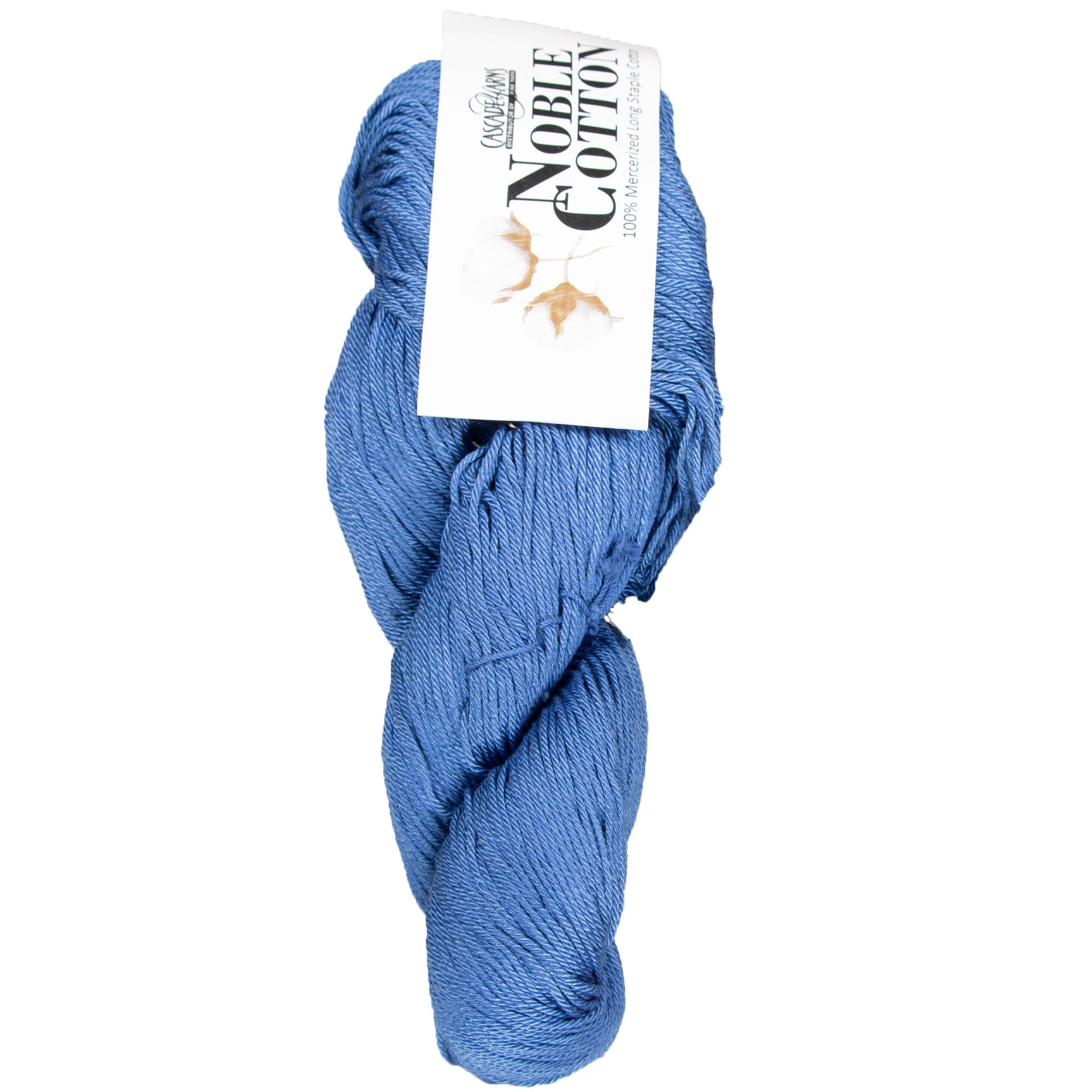 Cascade Yarns Noble Cotton Yarn - 56 Blue - Zoom Image
