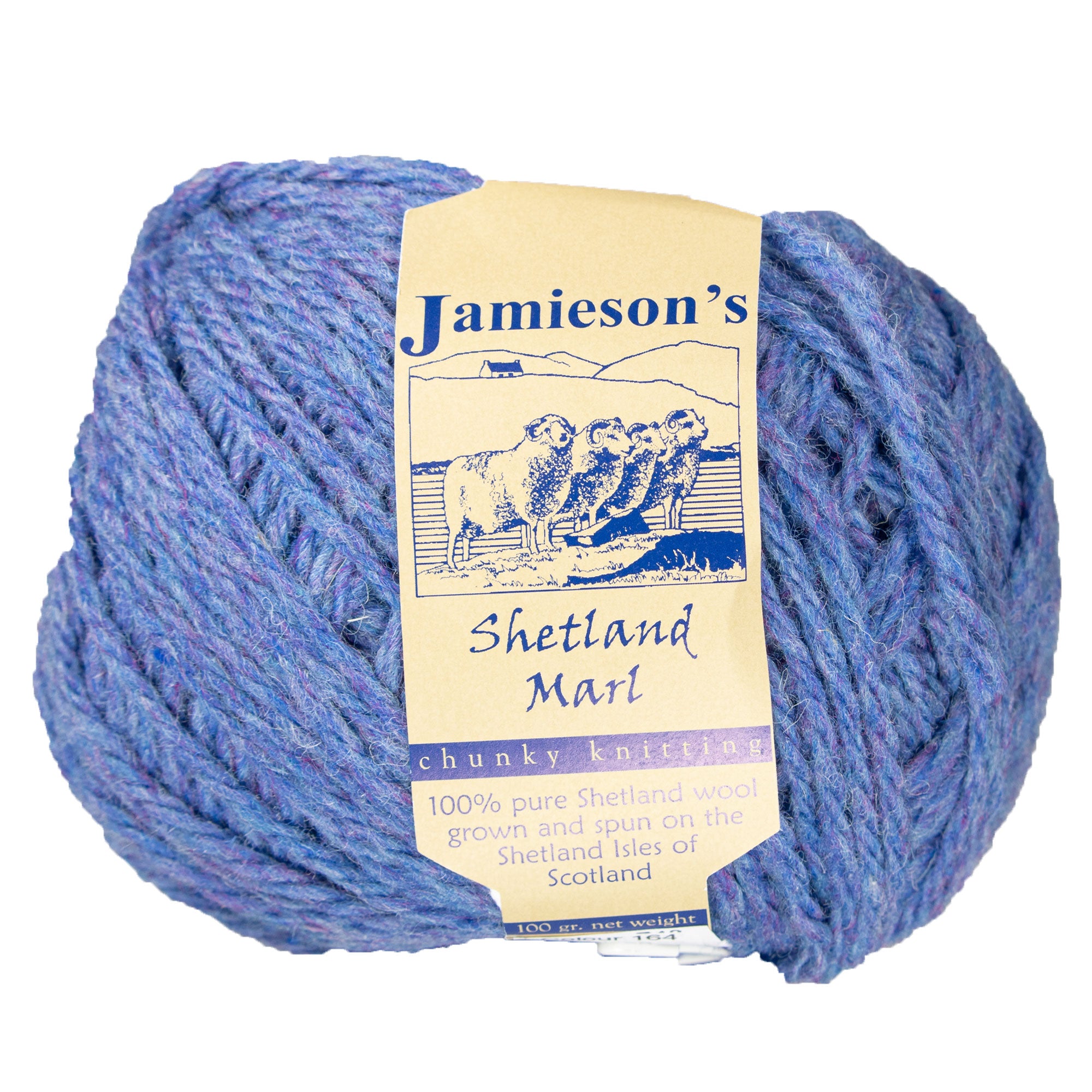 Jamieson's of Shetland Marl Chunky Yarn - 164 Horizon - Zoom Image